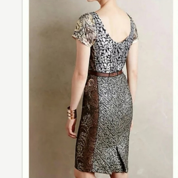 Beguile by Byron Lars Anthropologie Ornate Brocade Dress - Picture 3 of 16